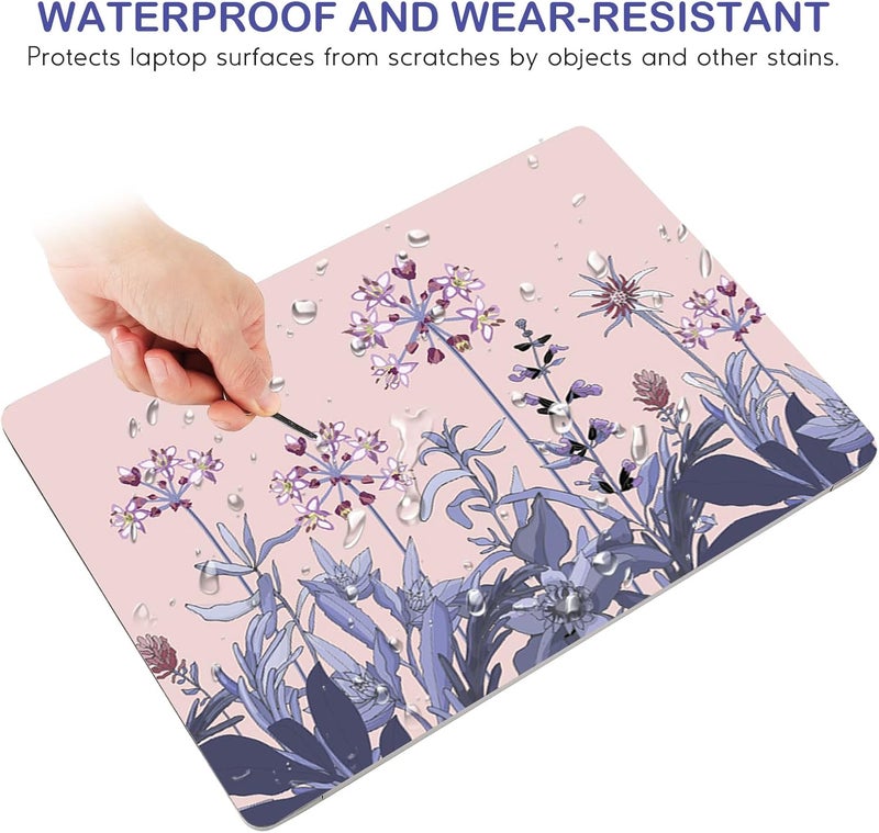 DINKY 16" 16.5" 17" 17.3 Inches Laptop Skin Sticker Decal Netbook Skin Sticker,17" Flora Universal Reusable Notebook Art Decal Protector Cover (Flowers Plants) - Image 4